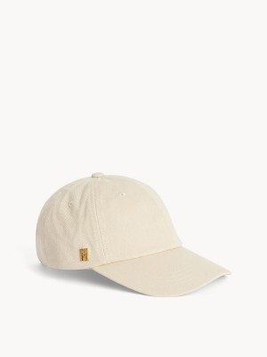 Autres Accessoires By Malene Birger Aubriela Organic Cotton Hat Oyster Gray | FR_BB70232