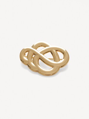 Autres Accessoires By Malene Birger Broche Brooch Doré | FR_BB81175