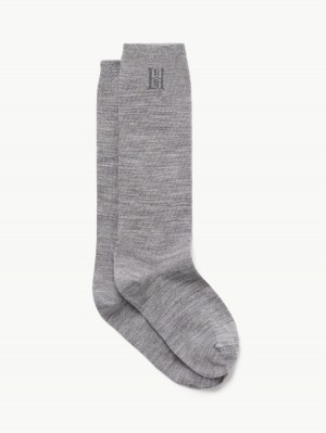 Autres Accessoires By Malene Birger Leiann Socks Grise | FR_BB98543