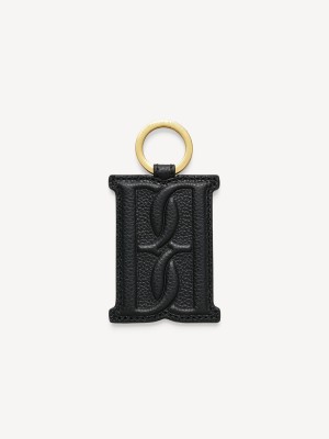 Autres Accessoires By Malene Birger Monno Leather Keychain Noir | FR_BB69310
