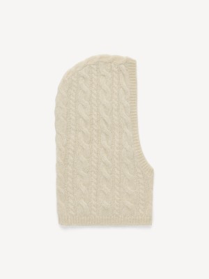 Autres Accessoires By Malene Birger Renima Wool Balaclava Oyster Gray | FR_BB17602