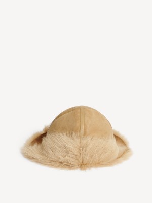 Autres Accessoires By Malene Birger Sheelan Shearling Hat Tannin | FR_BB47577