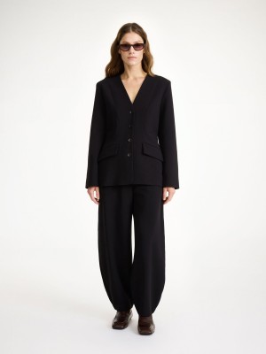 Blazer By Malene Birger Rilane Noir | FR_BB28668