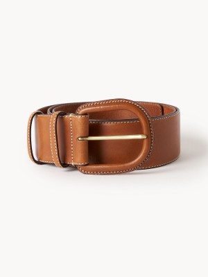 Ceintures By Malene Birger Salinna Leather Caramel Cafe | FR_BB69721