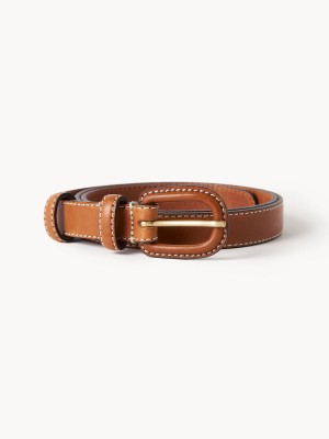 Ceintures By Malene Birger Salio Leather Caramel Cafe | FR_BB29609