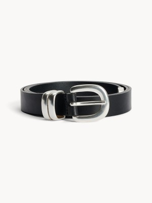 Ceintures By Malene Birger Zoilo Leather Noir | FR_BB78434