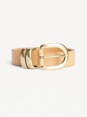 Ceintures By Malene Birger Zoira Leather Tan | FR_BB78136