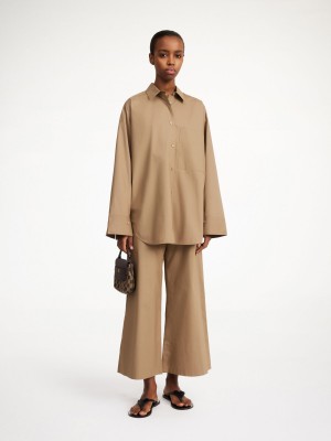 Chemises By Malene Birger Derris Organic Cotton Shitake | FR_BB48160
