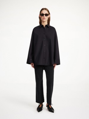 Chemises By Malene Birger Derris Organic Cotton Noir | FR_BB60763