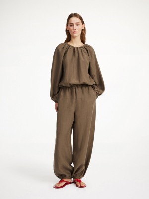 Chemises By Malene Birger Lalow Blouse Shitake | FR_BB56891