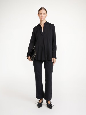 Chemises By Malene Birger Mabillon Silk Noir | FR_BB92592