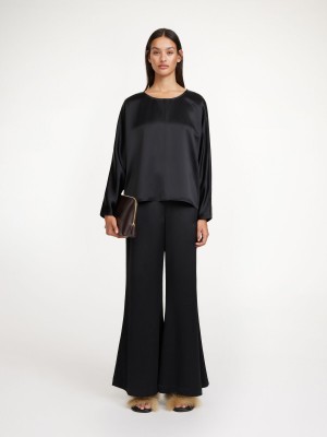 Chemises By Malene Birger Odelleys Blouse Noir | FR_BB67067