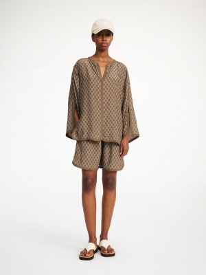 Chemises By Malene Birger Plazzo Blouse Mono Lined 1DJ | FR_BB34993