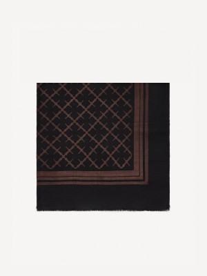 Echarpes By Malene Birger Cornelis Wool Noir | FR_BB33089