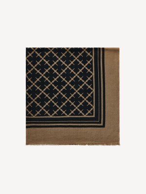 Echarpes By Malene Birger Cornelis Wool Marron Clair | FR_BB87568