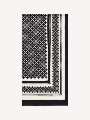 Echarpes By Malene Birger Julee Wool Noir | FR_BB24921
