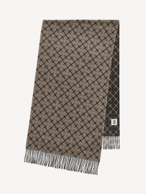 Echarpes By Malene Birger Ortega Cashmere-blend Grise Marron | FR_BB32921
