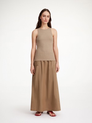 Hauts By Malene Birger Amani Organic Cotton Tank Nomad | FR_BB88740
