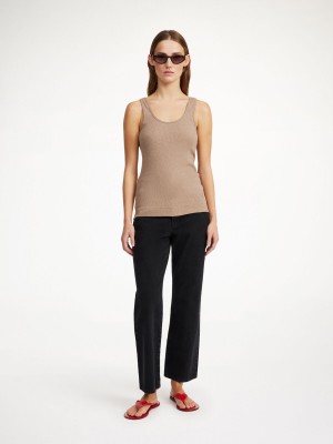 Hauts By Malene Birger Anisa Organic Cotton Tank Nomad | FR_BB73024