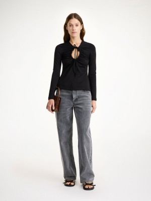 Hauts By Malene Birger Derja Blouse Noir | FR_BB49292