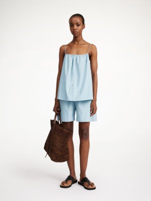 Hauts By Malene Birger Leonnes Organic Cotton Bleu | FR_BB12939