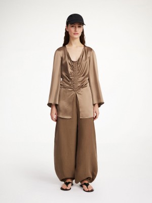 Hauts By Malene Birger Leviola Blouse Shitake | FR_BB83541