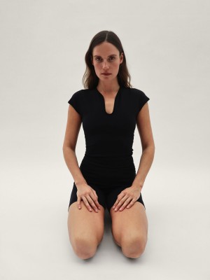 Hauts By Malene Birger Venazia Athletic Noir | FR_BB14647