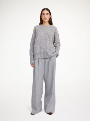Knitwear By Malene Birger Biagiorms Sweater Grise | FR_BB98076