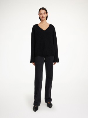 Knitwear By Malene Birger Cimone Sweater Noir | FR_BB44024