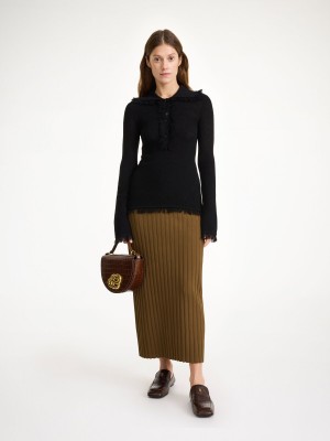 Knitwear By Malene Birger Dreele Wool-blend Sweater Noir | FR_BB52993