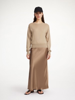 Knitwear By Malene Birger Mantea Wool-blend Sweater Nomad | FR_BB23961