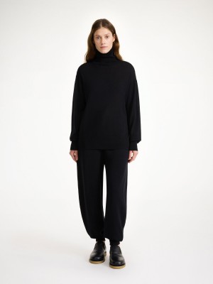 Knitwear By Malene Birger Mohsen Turtleneck Sweater Noir | FR_BB16783
