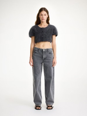 Knitwear By Malene Birger Zhara Top Grise | FR_BB95386