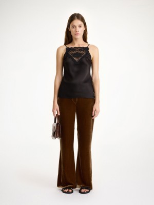 Pantalons By Malene Birger Amores High-waisted Bison | FR_BB63368