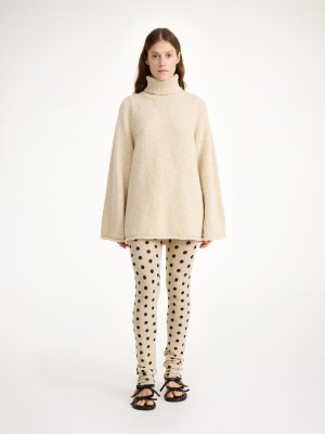 Pantalons By Malene Birger Breele Wool Leggings Fleur | FR_BB56466