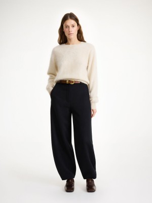 Pantalons By Malene Birger Carlien Wool Noir | FR_BB29457