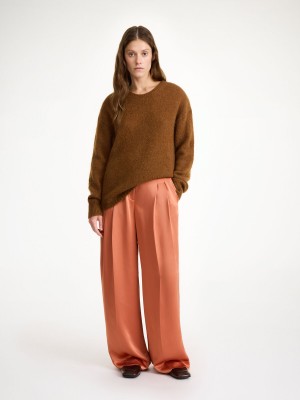 Pantalons By Malene Birger Cymbaria High-waisted Noir | FR_BB24698