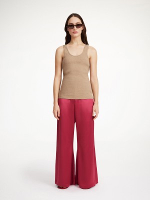 Pantalons By Malene Birger Lucee Flared Wild berries | FR_BB61742