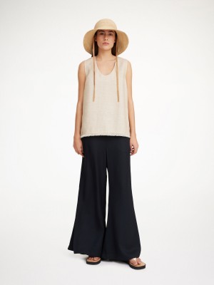 Pantalons By Malene Birger Lucee Flared Noir | FR_BB74253