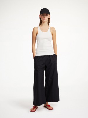 Pantalons By Malene Birger Luisa High-waisted Noir | FR_BB67803