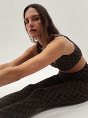 Pantalons By Malene Birger Polene Athletic Leggings Noir | FR_BB27671
