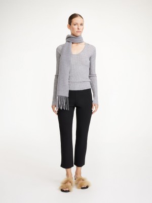 Pantalons By Malene Birger Vilea Cropped Noir | FR_BB76078