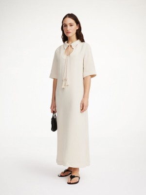 Peignoir By Malene Birger Brinney Maxi Oyster Gray | FR_BB14606