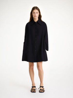 Peignoir By Malene Birger Ginsea Midi Noir | FR_BB94055