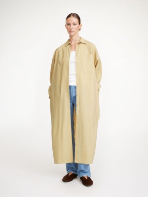 Peignoir By Malene Birger Perros Organic Cotton Sable Foncé | FR_BB32224