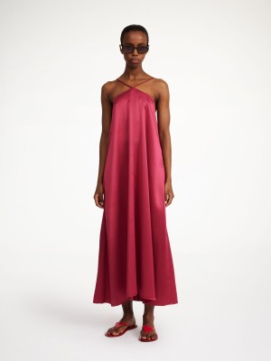 Peignoir By Malene Birger Reganne Maxi Wild berries | FR_BB52578