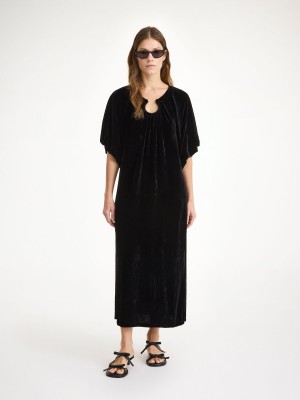 Peignoir By Malene Birger Rosae Maxi Noir | FR_BB93963