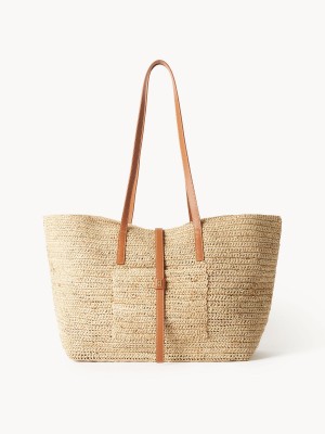 Sacs By Malene Birger Palla Straw Tote Noir | FR_BB83933
