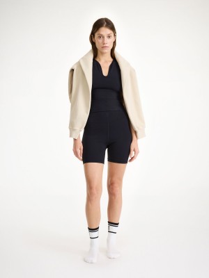 Short By Malene Birger Siola Atheletic Noir | FR_BB71038