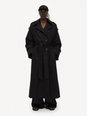 Vestes By Malene Birger Alanis Trench Noir | FR_BB24290